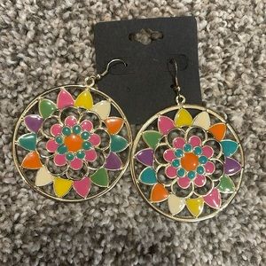 Spring earrings